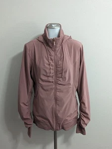 Lululemon Beyond the Studio Jacket Reversible Full Zip Spiced Chai Size 12 EUC - Picture 1 of 8