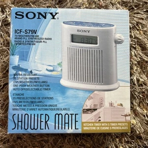 Sony ICF-S79V Weather/FM/AM Clock Radio Battery New In Box! - Picture 1 of 4