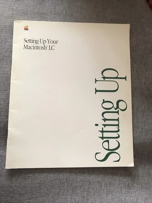 APPLE MACINTOSH LC Setting Up von 1990 Englisch - Bild 1 von 3