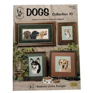 Pegasus Dogs Cross Stitch Pattern Booklet Collection Lab Greyhound Corgi 620230 - Picture 1 of 5
