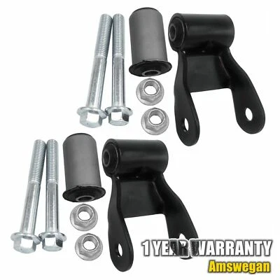 Kit de grilletes de resorte de hoja trasera para 97-11 Dodge Dakota Ram 1500 Van 722-020 Foto 1 de 4