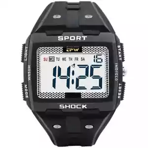 Big Numbers Oversized Digital Watch Easy to Read 5ATM Water Resistant New - Picture 1 of 23