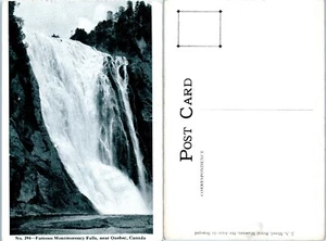 Montmorency Falls, Quebe Canada Vintage PC  - Picture 1 of 1