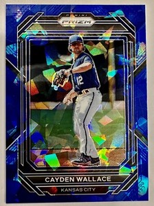 ROYALS SPECIAL 2023 Panini Prizm Blue Ice #73/74 Cayden Wallace & Tyler Gentry