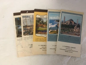 J.C. Budding Calendars 1953-1955, 1962-1963 ~ Lancaster Penna Baustoffe - Bild 1 von 8