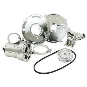 Deluxe Chrome Alternator Conversion Kit 75 Amp, for Type 1 Dunebuggy & VW - Picture 1 of 1
