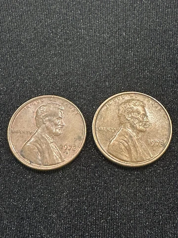 1972 and 1973 D Lincoln Cent, Double Rim Minting Error, FREE SHIPPING Cover