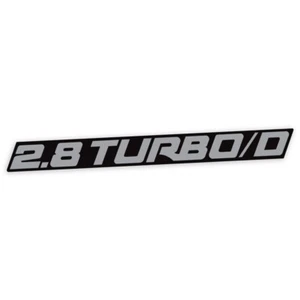 2.8 TURBO/D TAILGATE DECAL : HOLDEN RODEO TF 1988-2003 - Picture 1 of 1