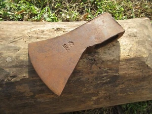 VTG RARE GERMAN WWII WW2 ERA Wörder & Pandel FORGED AXE HEAD HATCHET TOMAHAWK - Picture 1 of 10