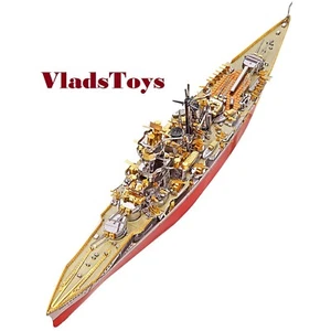 Rompecabezas Piececool Kit Modelo Metal 3D Acorazado Japonés Kongo HP128-RSG - Imagen 1 de 3