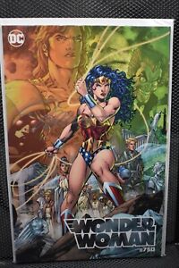 Wonder Woman #750 Jim Lee Signed with COA Torpedo Cover C Variant DC 2020 9.6