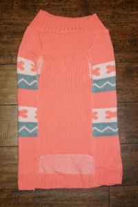 HUNDEPULLOVER KORALLE GRAU ACRYL XXL NEU - Bild 1 von 4