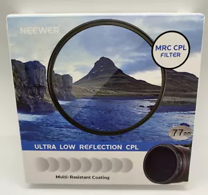 NEEWER 77mm MRC CPL Filter Ultra Low Reflection Multi Resistant Coating - Picture 1 of 5