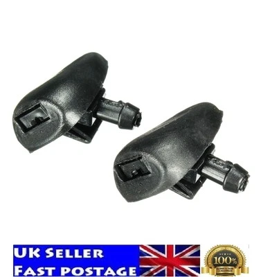 Nuevo 2pcs Parabrisas Limpiaparabrisas Agua Jets Boquillas Para de Peugeot 407 - Imagen 1 de 4