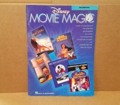 Disney Movie Magic Theme Songs Solos for Trombone/Baritone Music Song Book  - Image 1 of 4