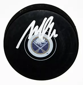 MATT MOULSON SIGNED Buffalo SABRES Puck NHL ISLANDERS WILD AUTOGRAPHED +COA - Picture 1 of 1