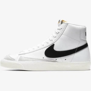 NIKE BLAZER MID'77 VINTAGE HERREN WEISS/SCHWARZ SCHUHE. GRÖßE UK-6-10,5 - Bild 1 von 5