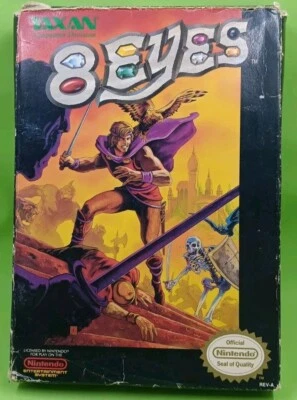 8 Eyes NES , Box, Manual , Game  Sleeve. Tested. - Image 1 of 4