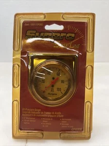 SUNPRO Style Line CP8206 Oil P.S.I. Gauge 2" Mechanical White NEW SEALED - Picture 1 of 5