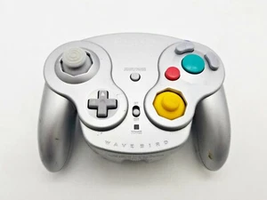 Nintendo GameCube Wireless Wavebird Controller Silver No Receiver 1 week to USA - Picture 1 of 5