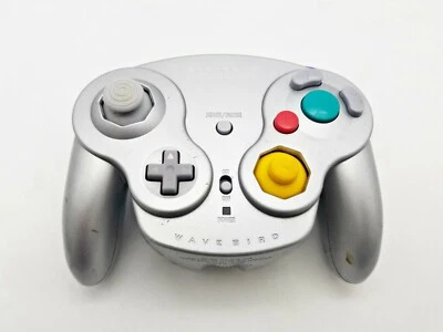 Nintendo GameCube Wireless Wavebird Controller Silver No Receiver 1 week to USA - Image 1 of 4