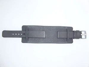 PATTINI Reloj de Cuero de Vaca Genuino Correa con Almohadilla de Cuero 18 mm Gris mod.13 - Imagen 1 de 3