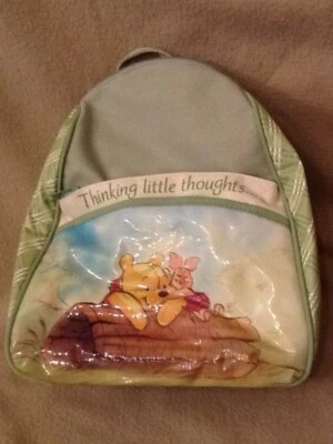 Bolso de hombro mochila verde bebé Dolly Disney WINNIE THE POOH Foto 1 de 4