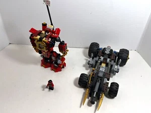 LEGO Ninjago LOT: Samurai Mech 9448 + Cole's Tread Assault 9444 - Picture 1 of 8