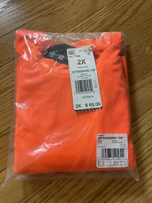 Mujeres Adidas Ivy Park Rash Top Guard - Talla 2XL - Top Solo Neón Solar Naranja Foto 1 de 3