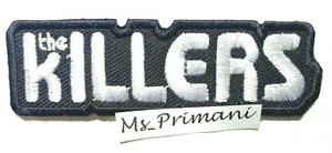 THE KILLER BIKER PATCH Embroidered Iron Sew On Patch Jacket hat badge - Foto 1 di 2