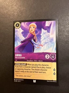 Anna 2023 Disney Lorcana 35/204 Uncommon Non Foil Card MINT FROZEN - Picture 1 of 1