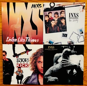 INXS~4 Great Albums! 1 Promo~KICK~LISTEN LIKE THIEVES~THE SWING~SHABOOH SHOOBAH - Picture 1 of 3