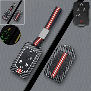 For Chevy Colorado Suburban For GMC Zinc Alloy Silicone Car Key Fob Case Cover - Picture 1 of 8