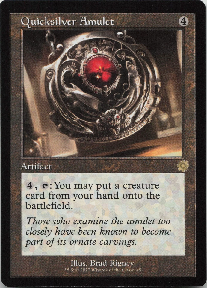 Quicksilver Amulet R The Brothers' War: Retro Frame Artifacts 45 LP-NM - Image 1 of 1