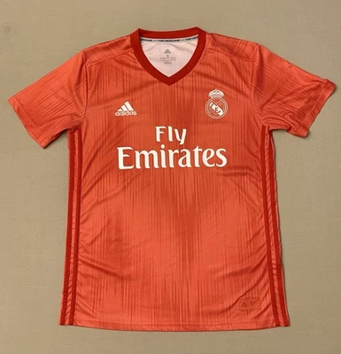 Real Madrid Third Football Shirt Jersey Adidas 2018/2019, Youth Size Small - Image 1 of 4