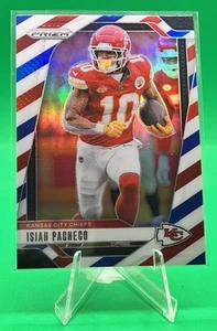 Isiah Pacheco-Kansas City Chiefs 2024 Panini Prizm Rosso Bianco e Blu #139 - Foto 1 di 1