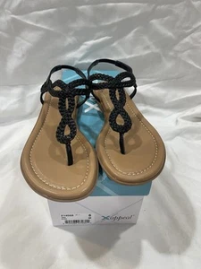XAPPEAL Akia Women's Black Sandals 6 M - Picture 1 of 6