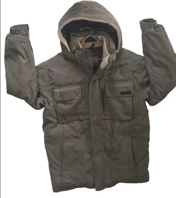 RUFF HEWN Men’s Shooting Barn Field Olive Jacket Lined Size Medium Large Canvas - Image 1 of 4