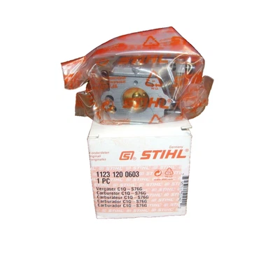 Stihl MS250 Carburetor Zama OEM C1Q-S76 MS 250 210 025 1123-120-0603 #GM-K6D1 - Image 1 of 4