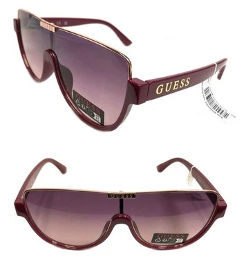 New GUESS GO00033 Burgundy/Dark Pink Women Sunglasses $75 - tiny defect - Image 1 of 4