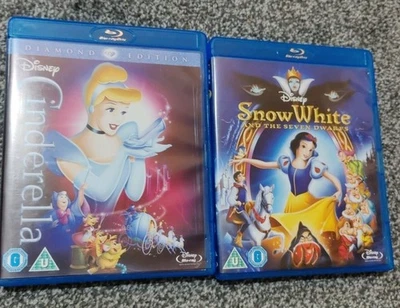 Cinderella [Diamond Edition] Blu-ray And Snow White and the seven dwarfs DISNEY - Image 1 of 3