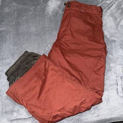 Burton Mens Ronin La Cosa Nostra Snow Pants Medium Red Snowboard Skiing Camp Dad - Image 1 of 4