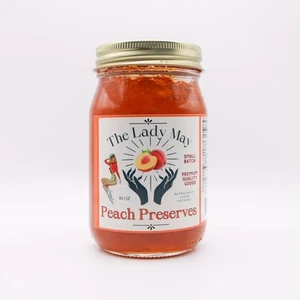Southern Peach Conserve 16 oz - Prodotti dolci di qualità premium di The Lady May - Foto 1 di 8