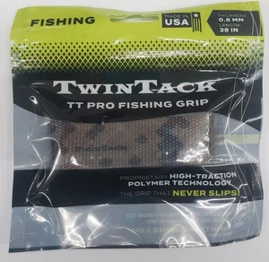 TwinTack Pro Fishing Grip Twin Tack Baby Bass polimero alta trazione 38" 8D7 - Foto 1 di 2