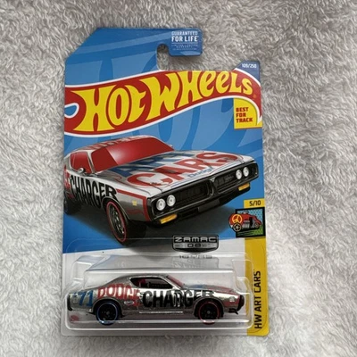 Hot Wheels Walmart Exclusive Zamac 71 Dodge Charger  HW Art Cars - Image 1 of 3