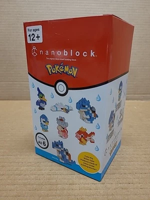 Nanoblock Pokemon Kawada Mini Nano Series Water Type Set of 6 Japan New - Image 1 of 4