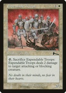 Expendable Troops 1x FOIL MTG ULG Urza's Legacy Common Vintage NM white - Picture 1 of 1