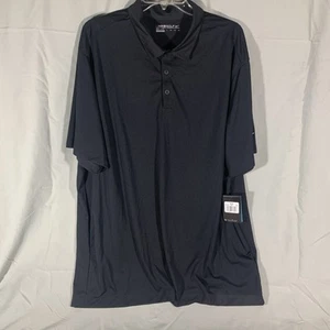NikeGolf Polo Shirt Men's 2XL Black Dri-Fit Performance Stretch Nike NWT - Picture 1 of 12