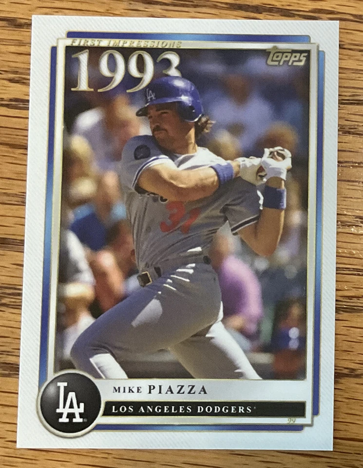 2022 Topps X Aaron Judge Mike Piazza, LA Dodgers, #28 - Image 1 of 1