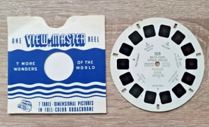 WATER SKIING CYPRESS GARDENS FLORIDA USA 1949 VIEWMASTER REEL 168 IN SLEEVE P323 - Picture 1 of 5